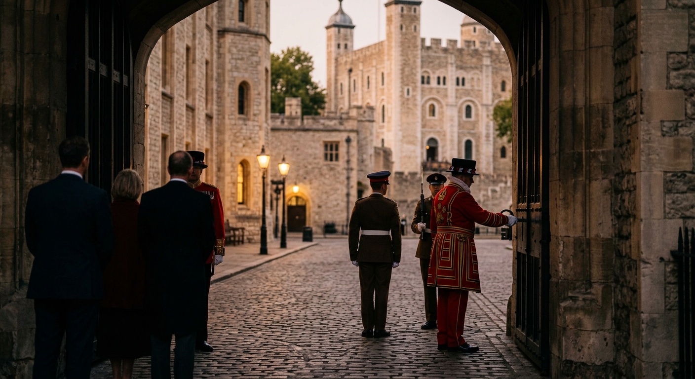 Private After-Hours Jewel House Access and Ceremony of the Keys at the Tower of London